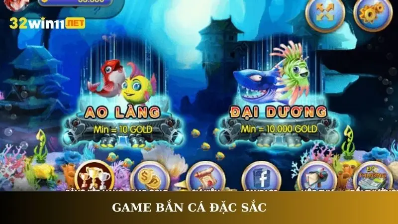 Game bắn cá đặc sắc
